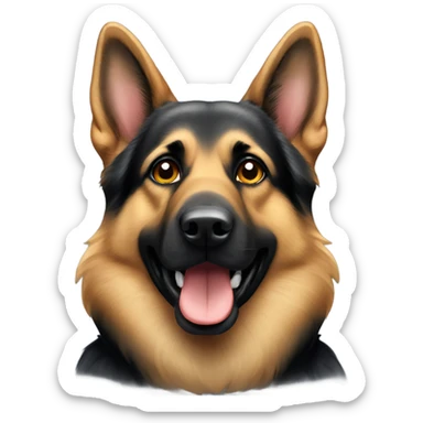 german shepherd sticker