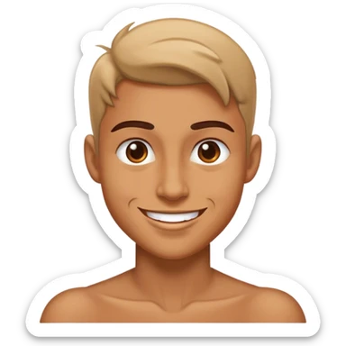 smirk flirting sticker