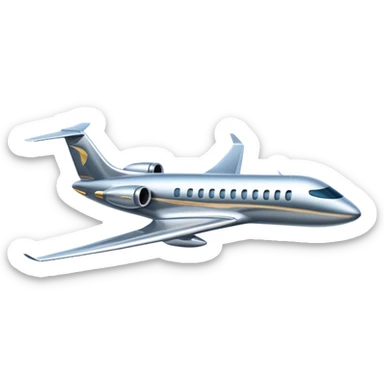 Luxury airplane sticker