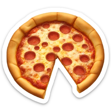 Deep dish pizza sticker