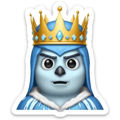 Penguin lich king sticker