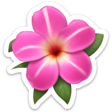 Hawaiian flower that’s pink and dainty  sticker