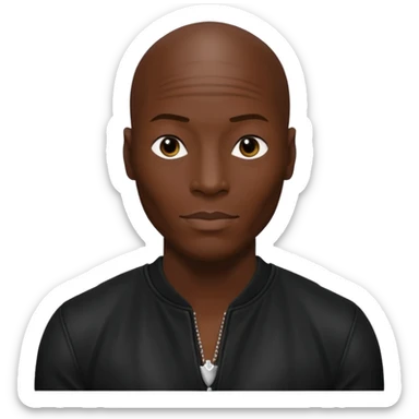 Tyrese Gibson with black outfit sticker