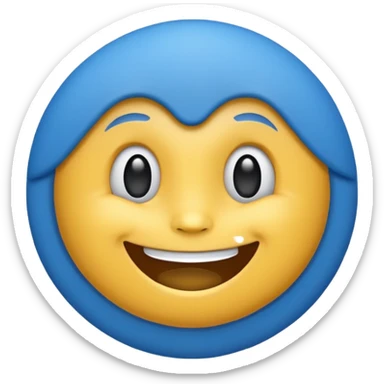 Wolt mascot as emoji sticker