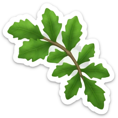 Christmas mistletoe sticker