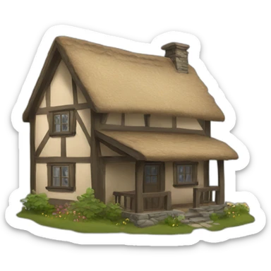 cottage core sticker