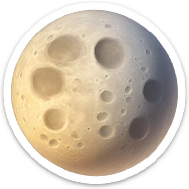 Aesthetically moon sticker