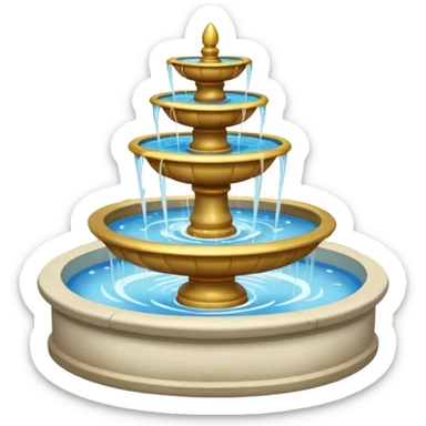 Garden water pouring object sticker