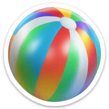beach ball sticker