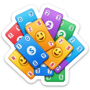 lottery cards sticker