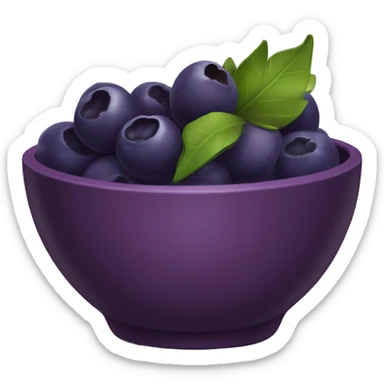 Açaí bowl sticker