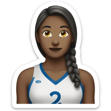 Volleyball player female  sticker