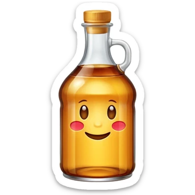 en botella y debe decir syrup simple sticker