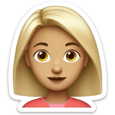 e girl playing rus sticker