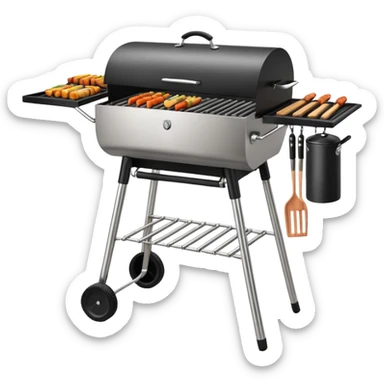 Blackstone grill with hibachi flippers sticker