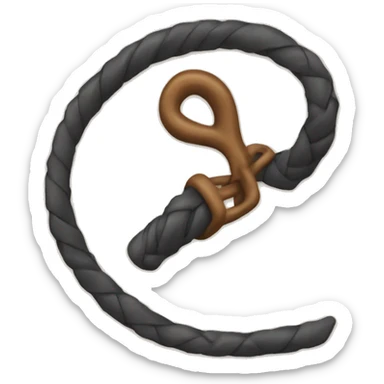 Crackling whip sticker