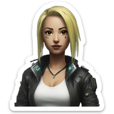 V (cyberpunk 2077) sticker