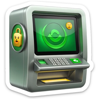 atm sberbank sticker