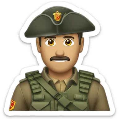 Soldado español sticker