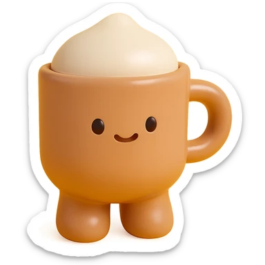 classic mocha, inviting and cozy sticker