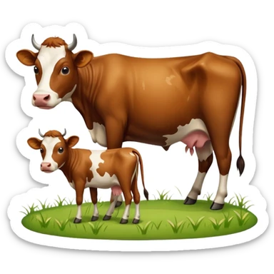 Herd of cows sticker