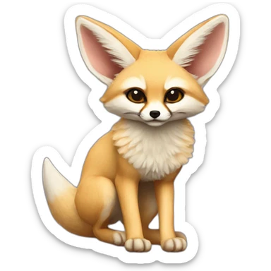 Fennec Fox with an ak sticker