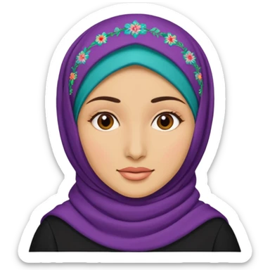 change the hijab sticker