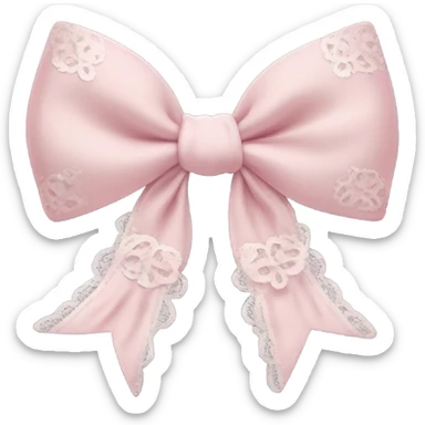 Coquette bow sticker