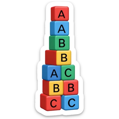 Abc sticker