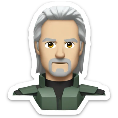 metal gear steve armstrong sticker