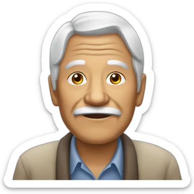 peruvian-people-old-man sticker