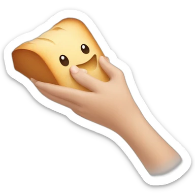 Bread-washing-hands-with-soap sticker