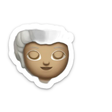 buddha transperson sticker