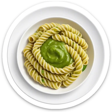 Fusiló pesto pasta sticker