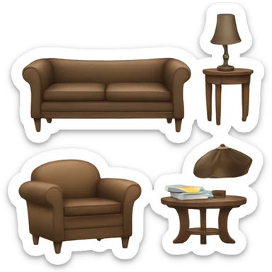 Furniture sticker