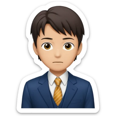 Kaito Kuroba in the famous detective conan story sticker