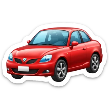 car with a check mark sticker