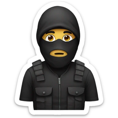 robber emoji sticker