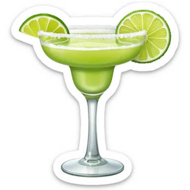 a classic margarita cocktail  sticker
