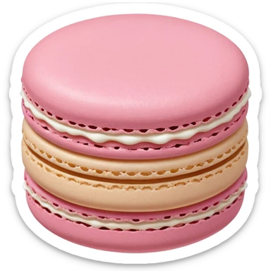 Light pink macaron sticker