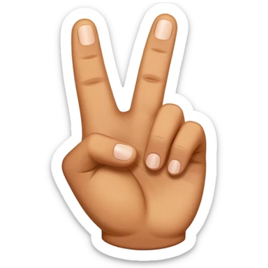 A hand with a oversized thumb sticker