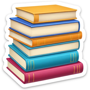 Libros para regreso a clases sticker