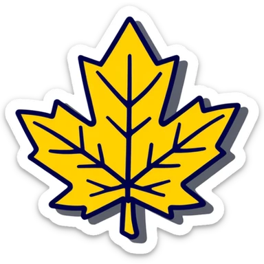 Toronto maple leaf sticker