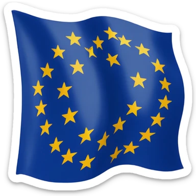 the flag of the European Union sticker