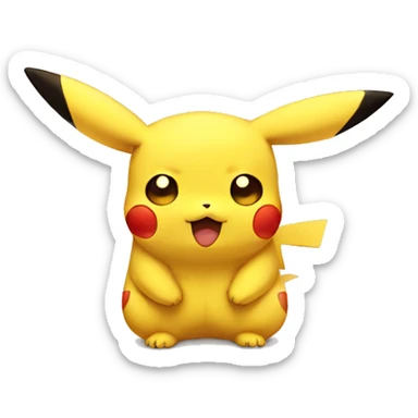 pikachu sad crying tears sticker