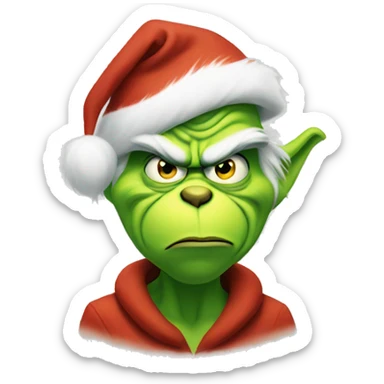 Grinch sticker