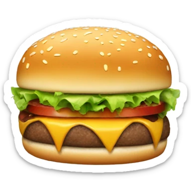 burger sticker