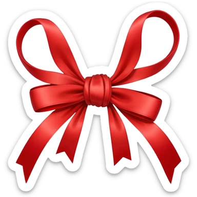 Бантик на голове sticker