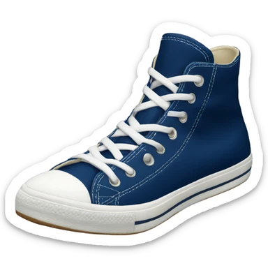 Navy blue Converse sticker