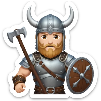 Armored Viking sticker